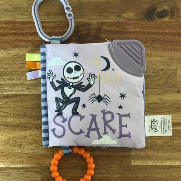 Disney Baby My First Scare The Nightmare Before Christmas Infant Soft Book Toy - Picture 3 of 13